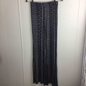 Lush pants size small color navy-ivory Paisley.